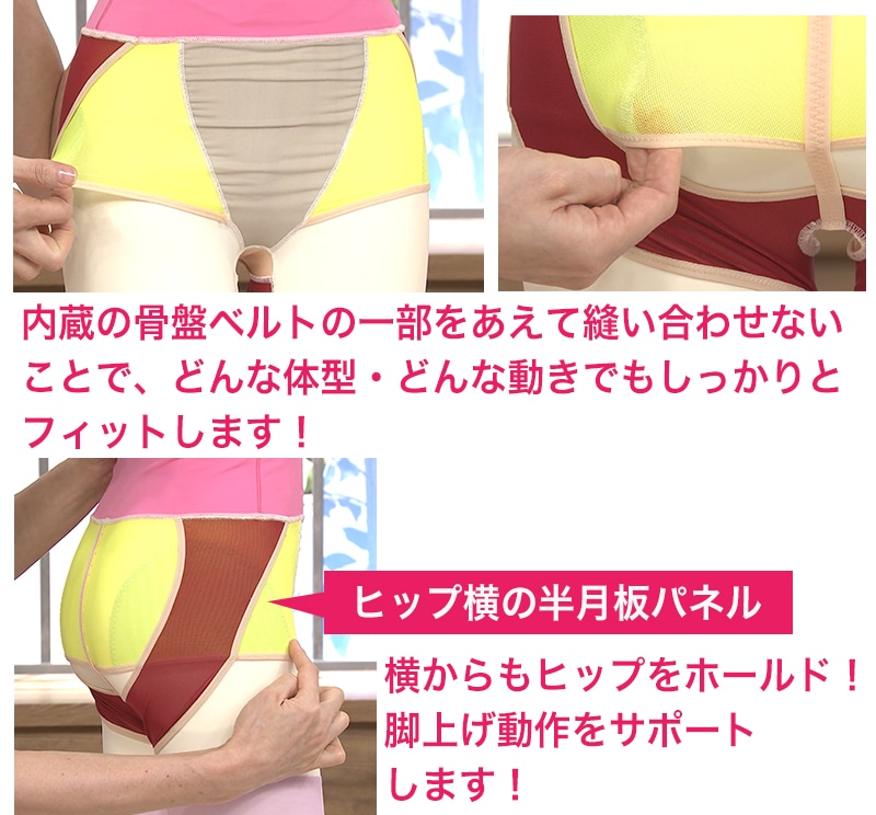 骨盤ベルトINショーツ 縫製説明