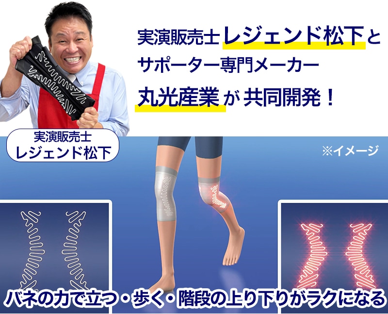 皮膚感覚サポーターバネボーン 共同開発