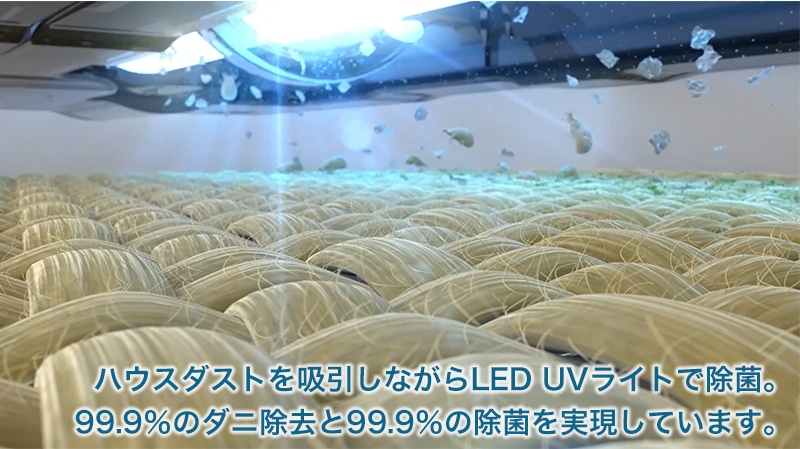 コードレスUVふとんクリーナー レイコップレニー 99.9％のダニ除去　99.9％の除菌