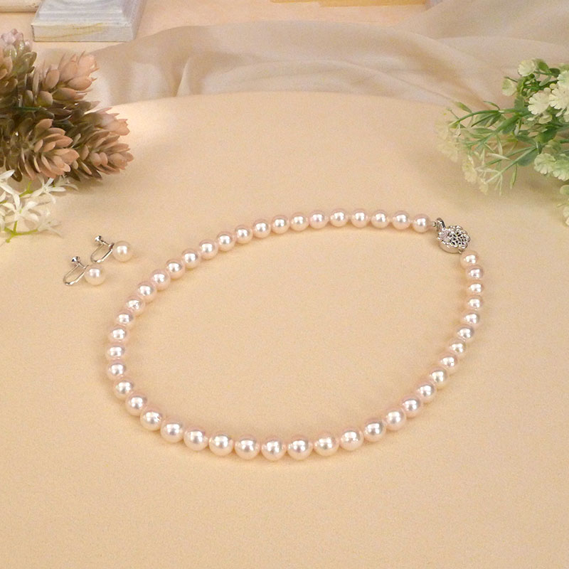 伊勢志摩産本真珠3点セット 本真珠2点特典付（8.5-9mm） イヤリング