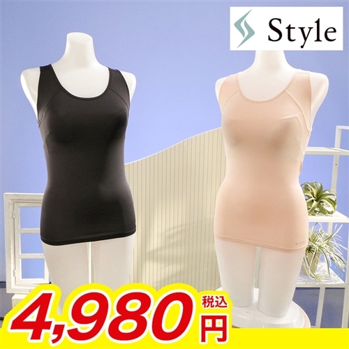 StyleBX ブラタンクトップ ブラック S