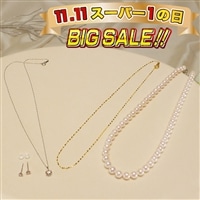 合計1.1ctダイヤモンド豪華ジュエリーセット【スーパー1の日特別販売】