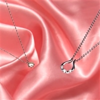 大丸松坂屋　プラチナ0.4ctダイヤモンドペンダント