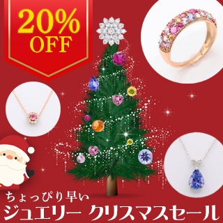 全品20％オフ！ジュエリークリスマスセール