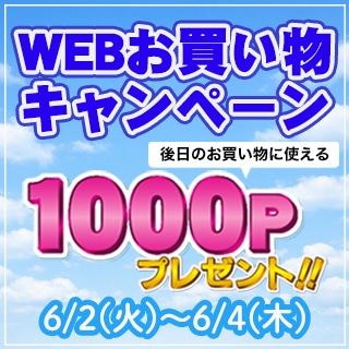 WEBお買い物キャンペーン！